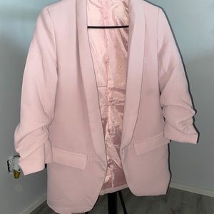 Light Pink Oversized Blazer